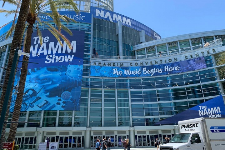 美國阿納海姆樂器及舞臺燈光音響展覽會NAMM(m.hnhuay.cn)