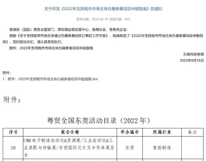 參加2023東莞電子制造展的東莞企業,最高可獲5萬元展會補貼(m.hnhuay.cn)